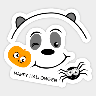 Panda's Halloooooweeen! Sticker